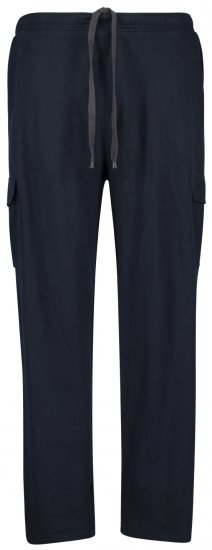 Adamo Athen Sweatpants with Cargo-pocket Navy - Αθλητικές φόρμες/σορτσάκια - Αθλητικές Φόρμες ανδρικεσ μεγάλα μεγέθη