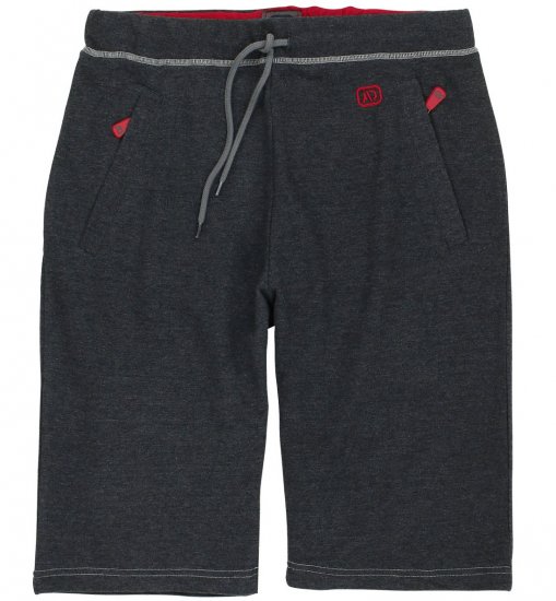 Adamo Moritz Sweatshorts Charcoal - Αθλητικές φόρμες/σορτσάκια - Αθλητικές Φόρμες ανδρικεσ μεγάλα μεγέθη