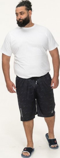 D555 Woking Dry Wear Fully Elasticated Polyester Shorts Navy - Αθλητικά ρούχα & Outdoor - Aθλητικα ρούχα μεγάλα μεγέθη ανδρικά