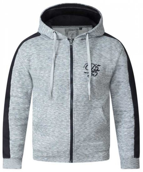D555 Ronnie Full zip Hoodie - φούτερ/Φούτερ με κουκούλα - φούτερ/Φούτερ με κουκούλα ανδρικά μεγάλα μεγέθη 