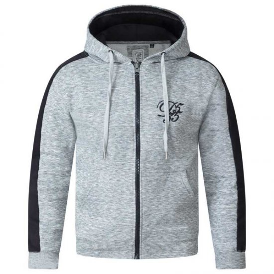 D555 Ronnie Full zip Hoodie - φούτερ/Φούτερ με κουκούλα - φούτερ/Φούτερ με κουκούλα ανδρικά μεγάλα μεγέθη 