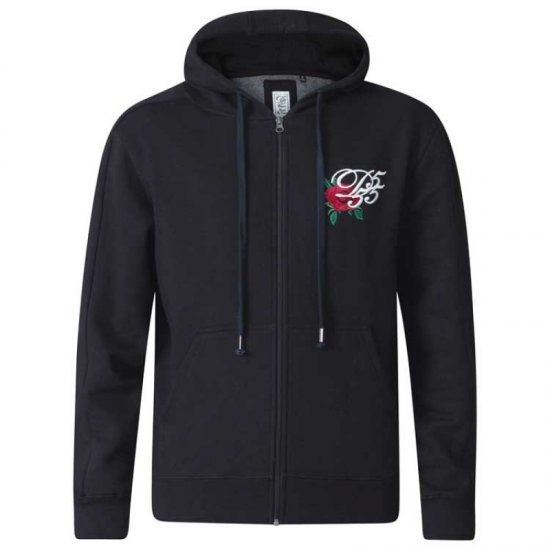 D555 Verlin Couture Full Zip Hoodie Black - φούτερ/Φούτερ με κουκούλα - φούτερ/Φούτερ με κουκούλα ανδρικά μεγάλα μεγέθη 