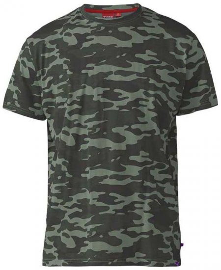 D555 Gaston T-shirt Camo Jungle - Μακό μπλουζάκια - Aνδρικά μπλουζεσ μεγάλα μεγέθη
