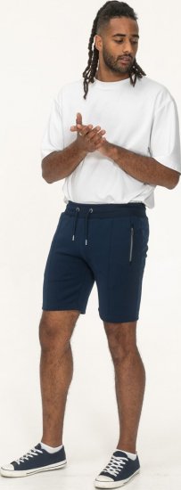 D555 Spalding Elasticated Waist Interlock Shorts Navy - Αθλητικές φόρμες/σορτσάκια - Αθλητικές Φόρμες ανδρικεσ μεγάλα μεγέθη