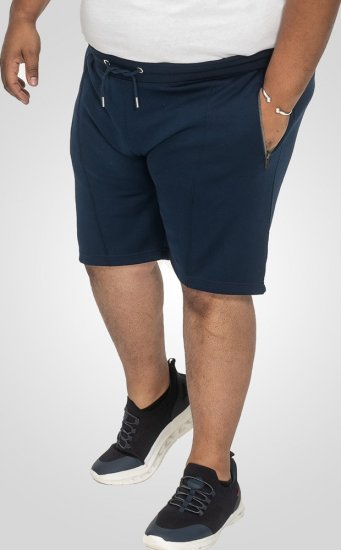 D555 Spalding Elasticated Waist Interlock Shorts Navy - Αθλητικές φόρμες/σορτσάκια - Αθλητικές Φόρμες ανδρικεσ μεγάλα μεγέθη