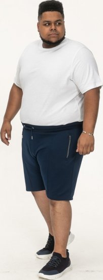 D555 Spalding Elasticated Waist Interlock Shorts Navy - Αθλητικές φόρμες/σορτσάκια - Αθλητικές Φόρμες ανδρικεσ μεγάλα μεγέθη