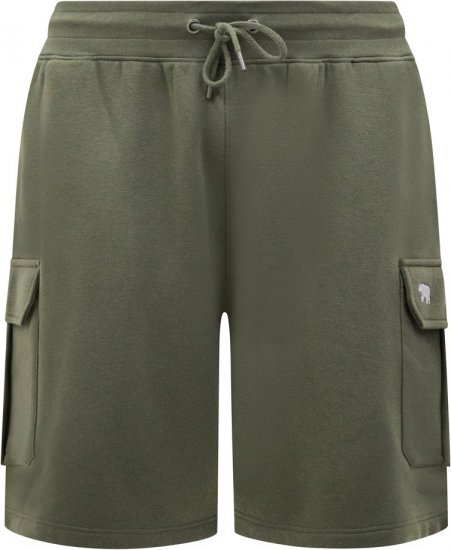 D555 Wigan 1 Elasticated Waist Fleece Cargo Shorts Khaki - Αθλητικές φόρμες/σορτσάκια - Αθλητικές Φόρμες ανδρικεσ μεγάλα μεγέθη