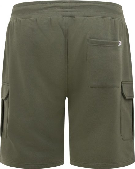 D555 Wigan 1 Elasticated Waist Fleece Cargo Shorts Khaki - Αθλητικές φόρμες/σορτσάκια - Αθλητικές Φόρμες ανδρικεσ μεγάλα μεγέθη
