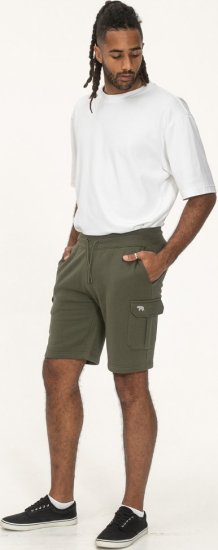 D555 Wigan 1 Elasticated Waist Fleece Cargo Shorts Khaki - Αθλητικές φόρμες/σορτσάκια - Αθλητικές Φόρμες ανδρικεσ μεγάλα μεγέθη