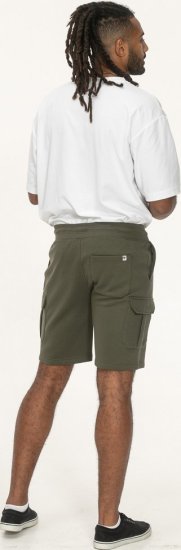 D555 Wigan 1 Elasticated Waist Fleece Cargo Shorts Khaki - Αθλητικές φόρμες/σορτσάκια - Αθλητικές Φόρμες ανδρικεσ μεγάλα μεγέθη