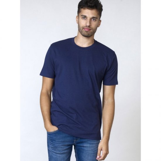 D555 Flyers Crew Neck T-shirt Navy - Μακό μπλουζάκια - Aνδρικά μπλουζεσ μεγάλα μεγέθη