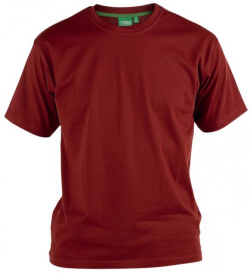 D555 Flyers Crew Neck T-shirt Red - Μακό μπλουζάκια - Aνδρικά μπλουζεσ μεγάλα μεγέθη