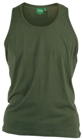 D555 Fabio Tanktop Khaki - Μακό μπλουζάκια - Aνδρικά μπλουζεσ μεγάλα μεγέθη
