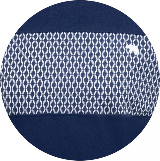 D555 Swansea Cut And Sew Crew Neck T-Shirt Navy - Μακό μπλουζάκια - Aνδρικά μπλουζεσ μεγάλα μεγέθη