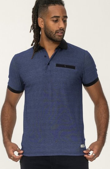 D555 Newcastle Polo Shirt Grey - Πόλο μπλουζάκια - Aνδρικά μπλουζακια πολο μεγάλα μεγέθη