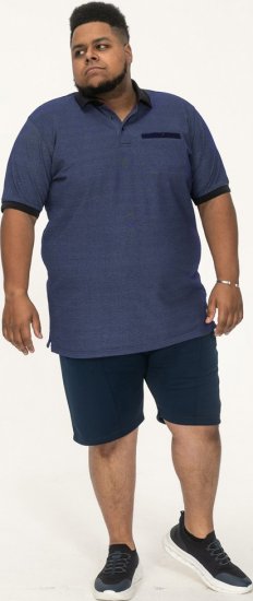 D555 Newcastle Polo Shirt Grey - Πόλο μπλουζάκια - Aνδρικά μπλουζακια πολο μεγάλα μεγέθη