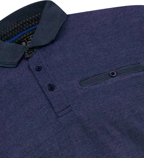 D555 Newcastle Polo Shirt Grey - Πόλο μπλουζάκια - Aνδρικά μπλουζακια πολο μεγάλα μεγέθη