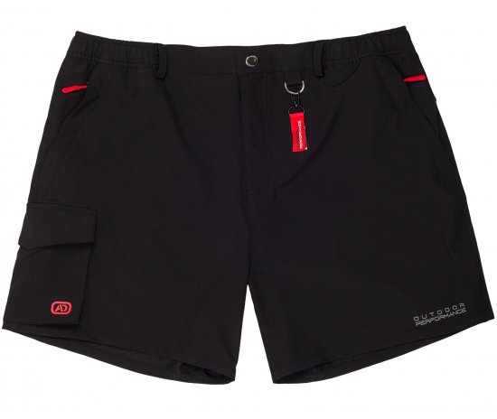 Adamo Tim Outdoor Shorts Black - Αθλητικά ρούχα & Outdoor - Aθλητικα ρούχα μεγάλα μεγέθη ανδρικά