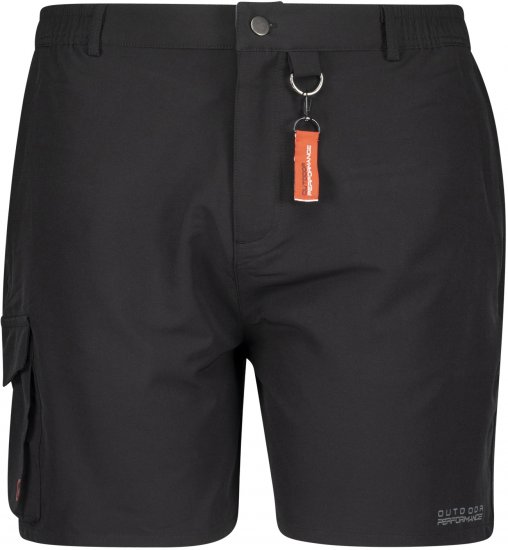 Adamo Tim Outdoor Shorts Black - Αθλητικά ρούχα & Outdoor - Aθλητικα ρούχα μεγάλα μεγέθη ανδρικά