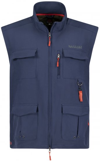 Adamo Tommy Outdoor Vest Navy - Αθλητικά ρούχα & Outdoor - Aθλητικα ρούχα μεγάλα μεγέθη ανδρικά