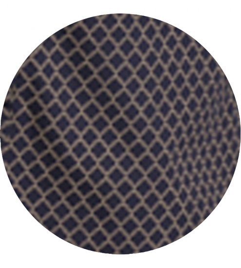 D555 Sheffield Long Sleeve AOP Micro Gold Shirt Navy - Πουκάμισα - Aνδρικά πουκαμισα μεγαλα μεγάλα μεγέθη