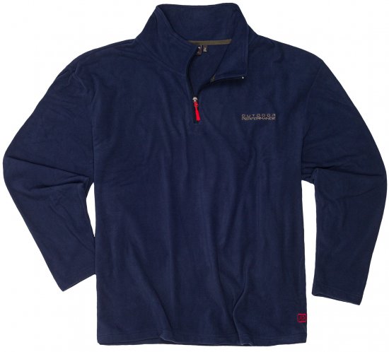 Adamo Vancouver Fleece Sweater Navy - Αθλητικά ρούχα & Outdoor - Aθλητικα ρούχα μεγάλα μεγέθη ανδρικά