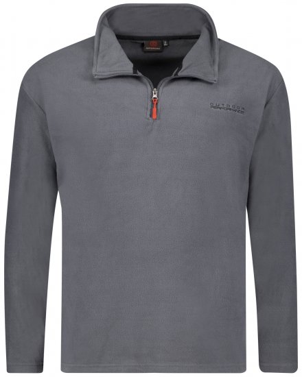 Adamo Vancouver Fleece Sweater Grey - Αθλητικά ρούχα & Outdoor - Aθλητικα ρούχα μεγάλα μεγέθη ανδρικά