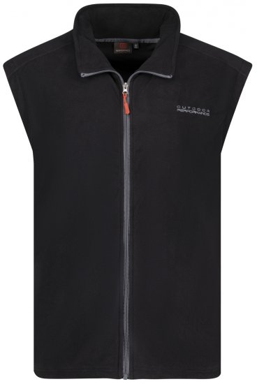 Adamo Montreal Fleece Vest Black - Αθλητικά ρούχα & Outdoor - Aθλητικα ρούχα μεγάλα μεγέθη ανδρικά