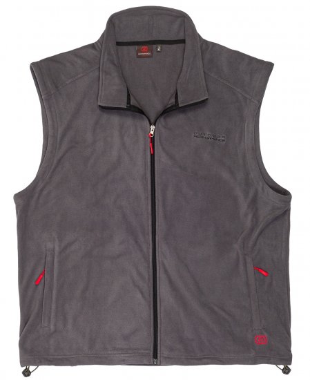 Adamo Montreal Fleece Vest Grey - Αθλητικά ρούχα & Outdoor - Aθλητικα ρούχα μεγάλα μεγέθη ανδρικά
