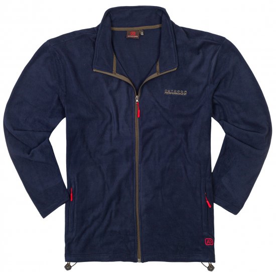 Adamo Toronto Fleece Jacket Navy - Αθλητικά ρούχα & Outdoor - Aθλητικα ρούχα μεγάλα μεγέθη ανδρικά