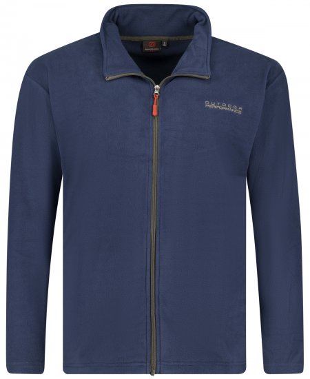Adamo Toronto Fleece Jacket Navy - Αθλητικά ρούχα & Outdoor - Aθλητικα ρούχα μεγάλα μεγέθη ανδρικά
