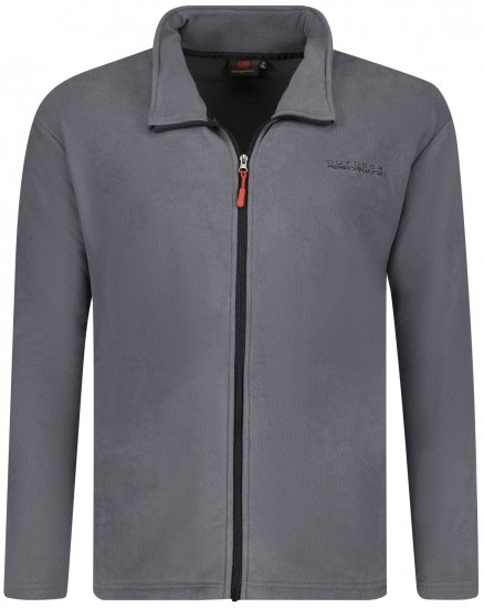 Adamo Toronto Fleece Jacket Grey - Αθλητικά ρούχα & Outdoor - Aθλητικα ρούχα μεγάλα μεγέθη ανδρικά