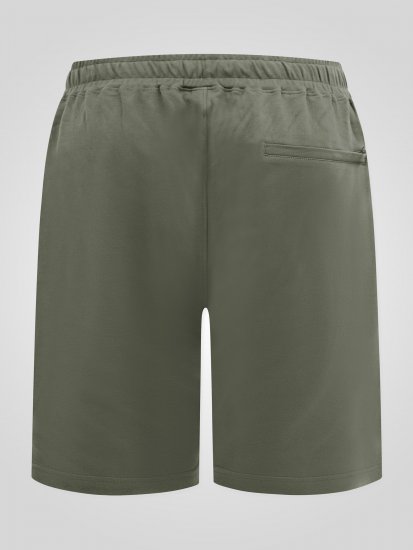 D555 Mitchell 1 Stretch Σορτς με Ελαστική Μέση Χακί - Αθλητικές φόρμες/σορτσάκια - Αθλητικές Φόρμες ανδρικεσ μεγάλα μεγέθη
