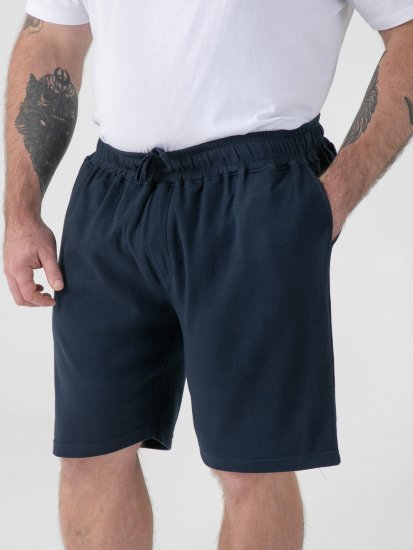 D555 Mitchell 2 Stretch Σορτς με Ελαστική Μέση Σκούρο Μπλε - Αθλητικές φόρμες/σορτσάκια - Αθλητικές Φόρμες ανδρικεσ μεγάλα μεγέθη