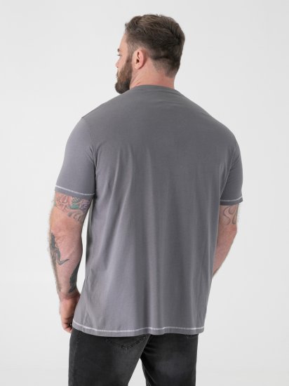 D555 Jasper Official Gas Monkey Μπλούζα με Τύπωμα Γκρι - Μακό μπλουζάκια - Aνδρικά μπλουζεσ μεγάλα μεγέθη