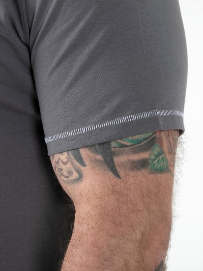 D555 Jasper Official Gas Monkey Μπλούζα με Τύπωμα Γκρι - Μακό μπλουζάκια - Aνδρικά μπλουζεσ μεγάλα μεγέθη
