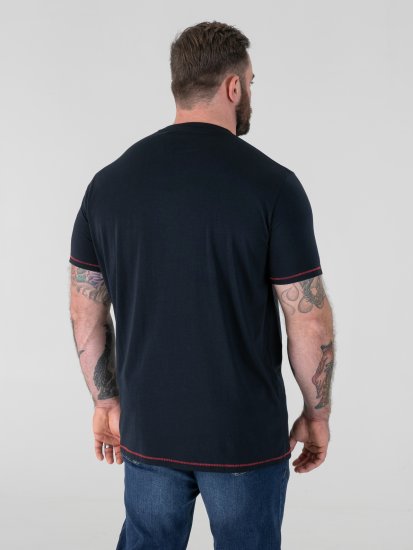 D555 Otto Official Pink Floyd 50th Anniversary Μπλούζα με Τύπωμα Σκούρο Μπλε - Μακό μπλουζάκια - Aνδρικά μπλουζεσ μεγάλα μεγέθη