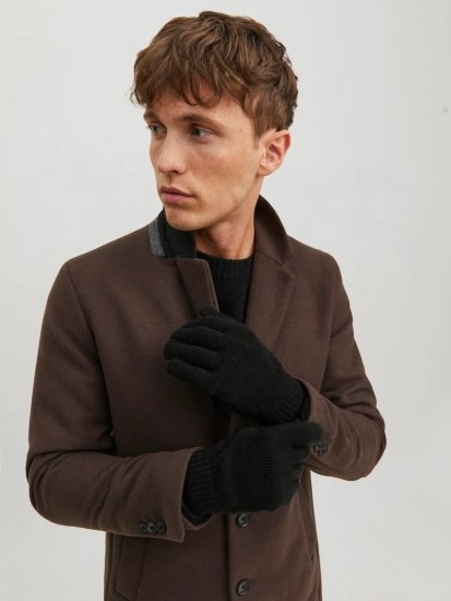 Jack & Jones Barry Πλεκτά γάντια Μαύρο - Γάντια - 
