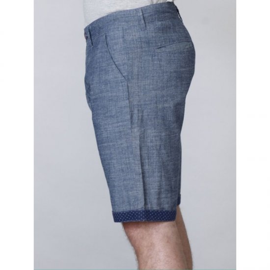D555 Cliff Shorts Navy - Σορτς - Aνδρικεσ βερμουδεσ μεγαλα μεγάλα μεγέθη