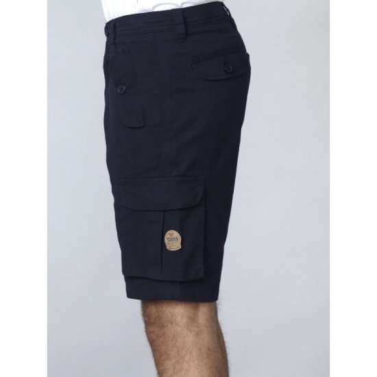 D555 Larry Cargo Shorts Navy - Σορτς - Aνδρικεσ βερμουδεσ μεγαλα μεγάλα μεγέθη