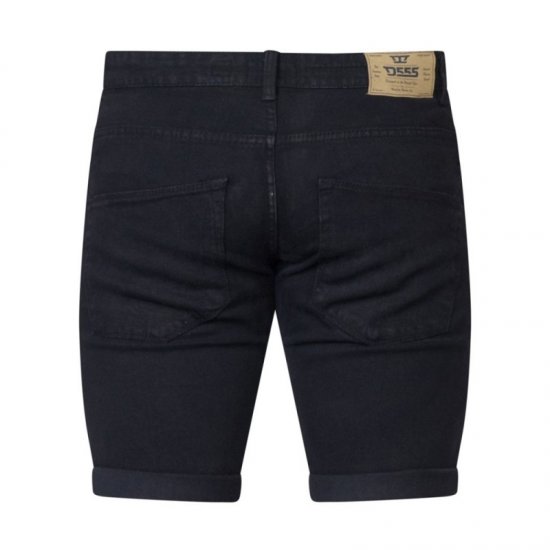 D555 Jude Stretch Denim Shorts Black - Σορτς - Aνδρικεσ βερμουδεσ μεγαλα μεγάλα μεγέθη