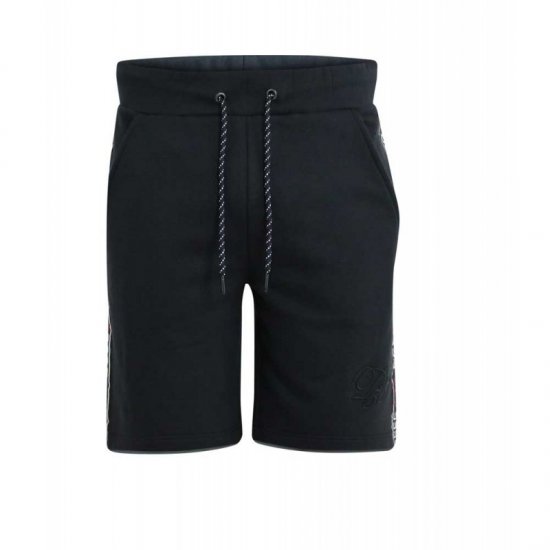 D555 Burlington Couture Jersey Shorts Black - Αθλητικές φόρμες/σορτσάκια - Αθλητικές Φόρμες ανδρικεσ μεγάλα μεγέθη