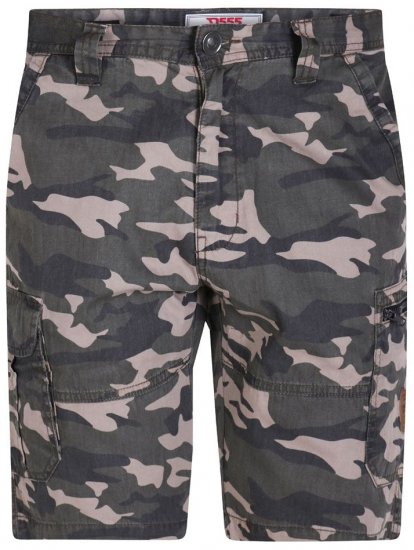 D555 Chadwick Shorts Green Camo - Σορτς - Aνδρικεσ βερμουδεσ μεγαλα μεγάλα μεγέθη