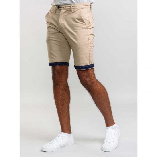 D555 Lopes Stretch Short Stone - Σορτς - Aνδρικεσ βερμουδεσ μεγαλα μεγάλα μεγέθη