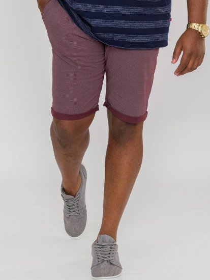 D555 Bandit Ao Micro Print Stretch Chino Shorts - Σορτς - Aνδρικεσ βερμουδεσ μεγαλα μεγάλα μεγέθη