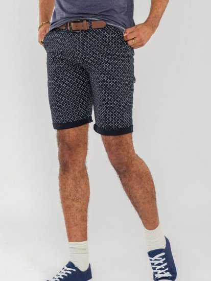 D555 Magna AO Print Stretch Chino Shorts - Σορτς - Aνδρικεσ βερμουδεσ μεγαλα μεγάλα μεγέθη