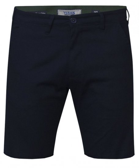 D555 Opala-1 Stretch Chino Shorts Navy - Σορτς - Aνδρικεσ βερμουδεσ μεγαλα μεγάλα μεγέθη