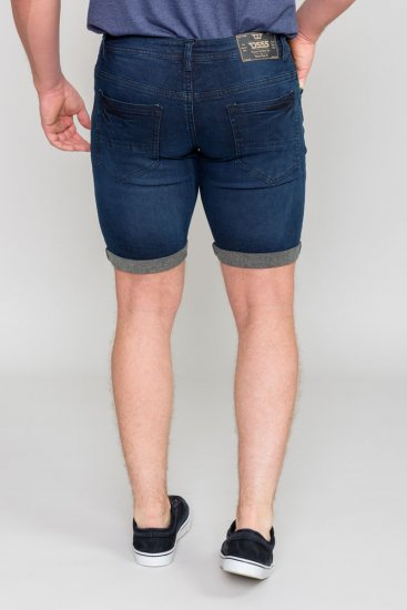 D555 BRENTWOOD Dark Blue Denim Shorts - Σορτς - Aνδρικεσ βερμουδεσ μεγαλα μεγάλα μεγέθη