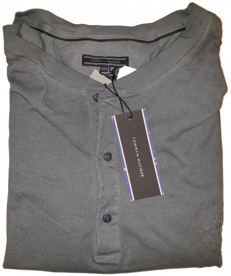 Tommy Hilfiger Long Sleeve Henley Grey - Η τρελή προσφορά του Απριλίου της Motley - 