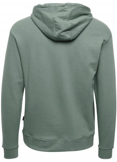 Blend Hoodie 4285 Duck Green - φούτερ/Φούτερ με κουκούλα - φούτερ/Φούτερ με κουκούλα ανδρικά μεγάλα μεγέθη 